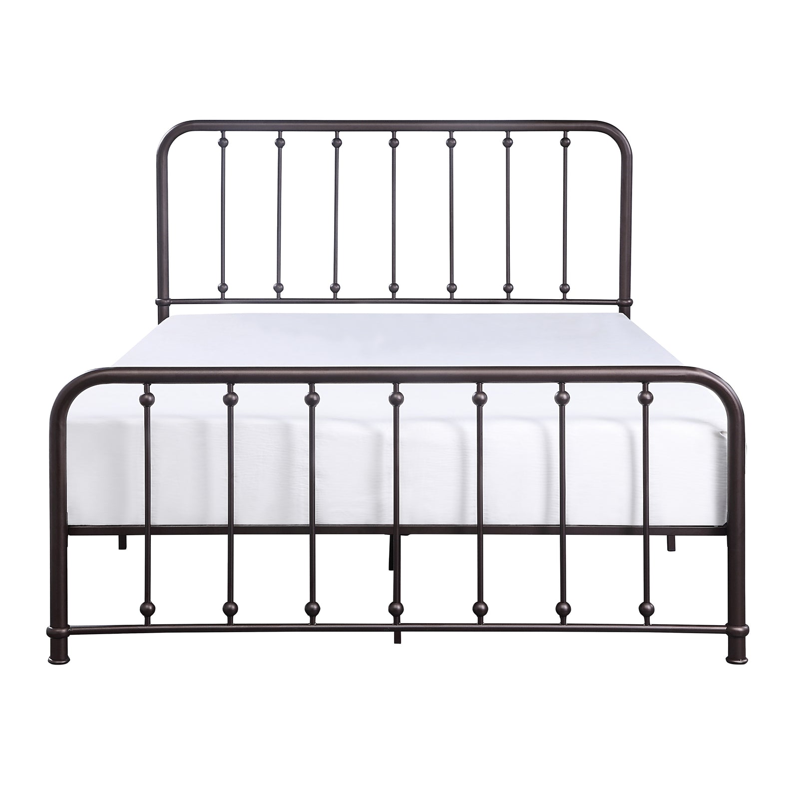 Averny Vertical-Slat Metal Bed