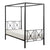 Marnie Double-Cross Canopy Metal Bed