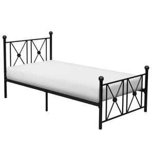 Keller Double-X Metal Bed