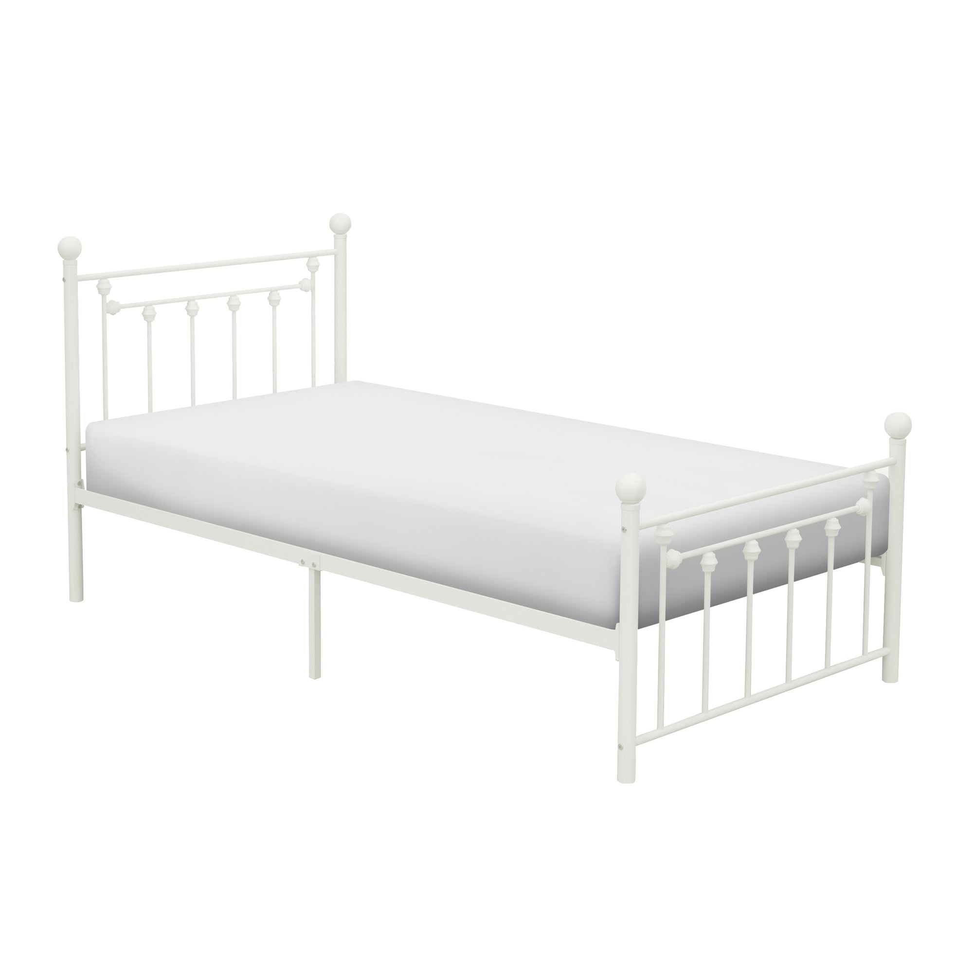 Keller Vertical-Slat Metal Bed
