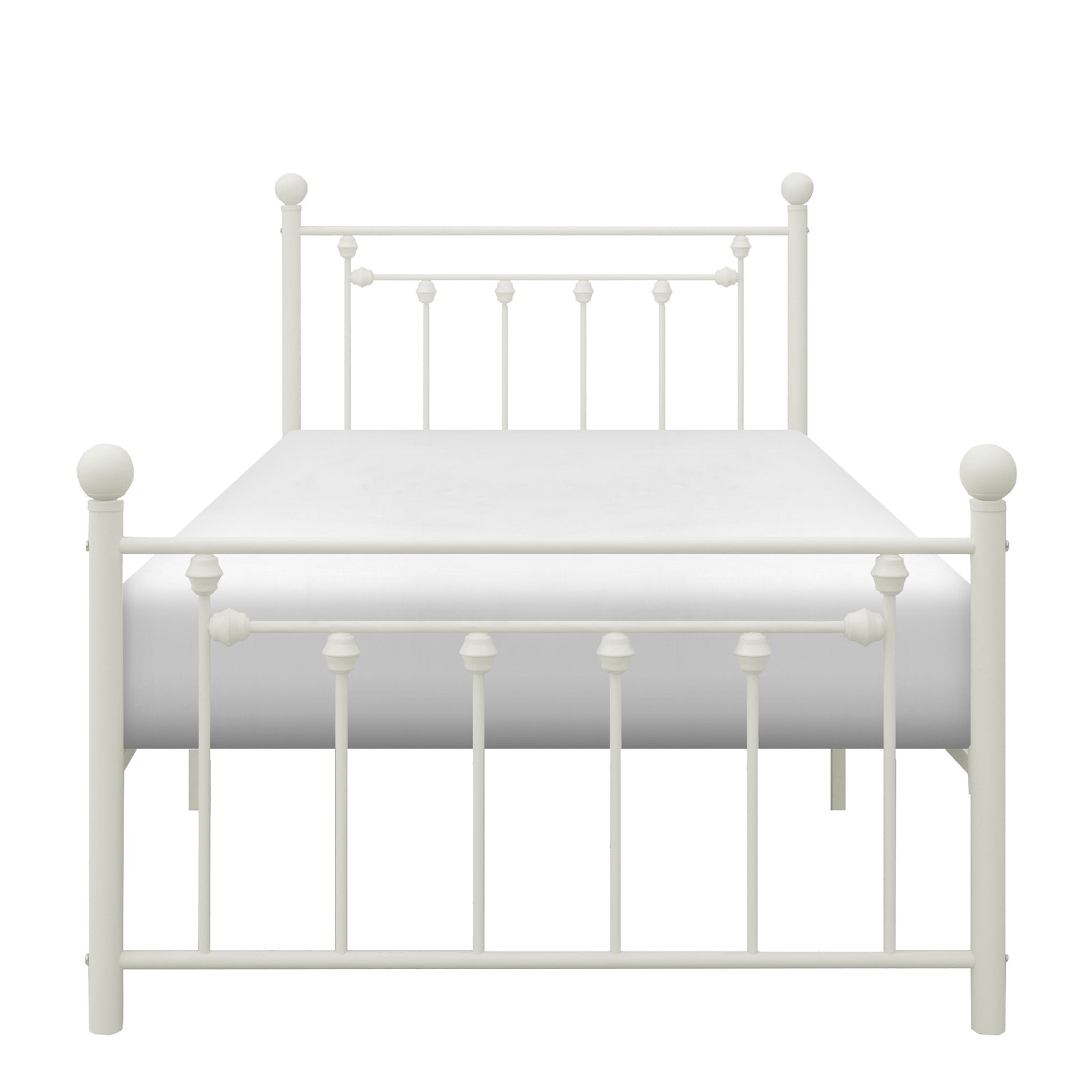 Keller Vertical-Slat Metal Bed