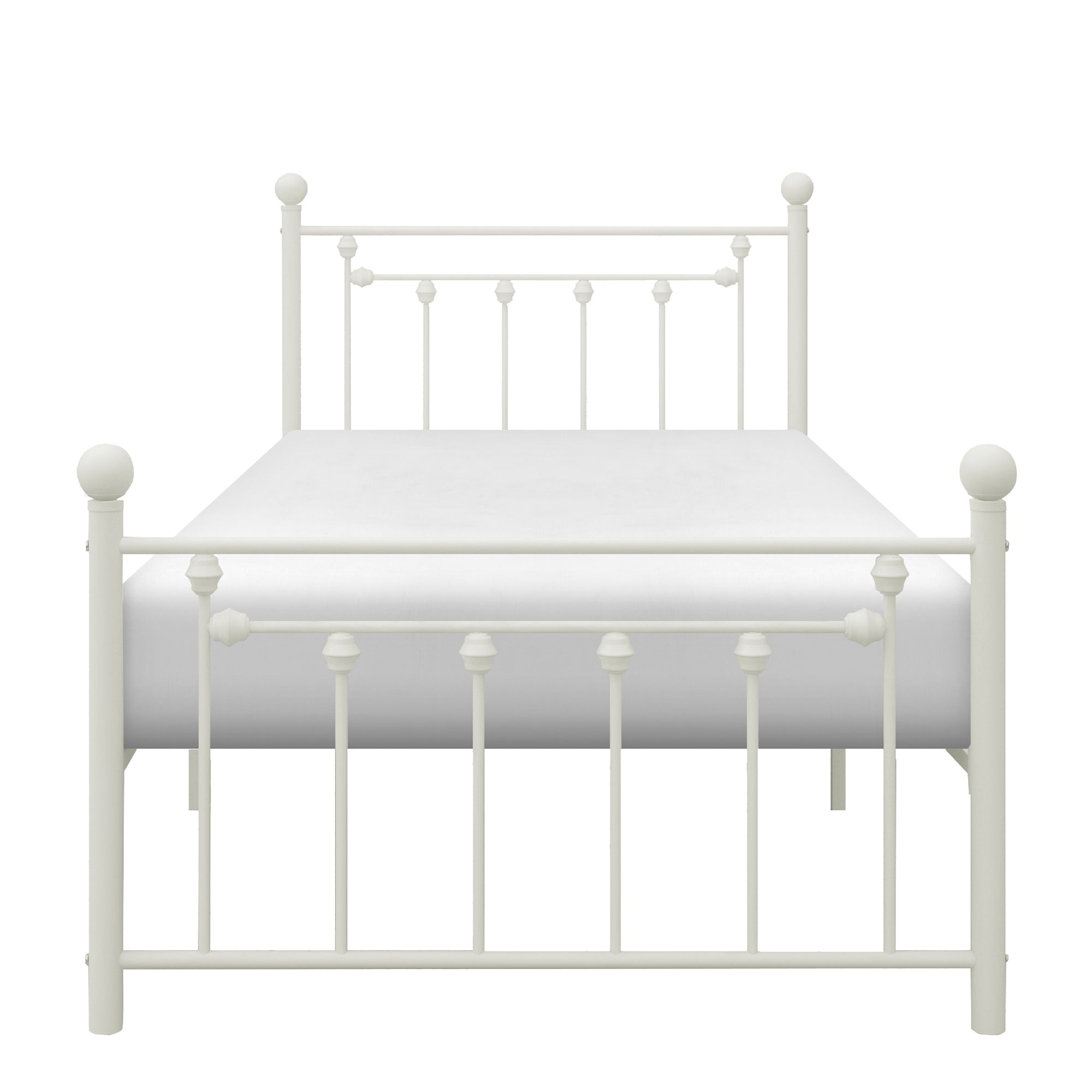 Keller Vertical-Slat Metal Bed