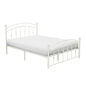 Bonne Vertical-Slat Metal Bed