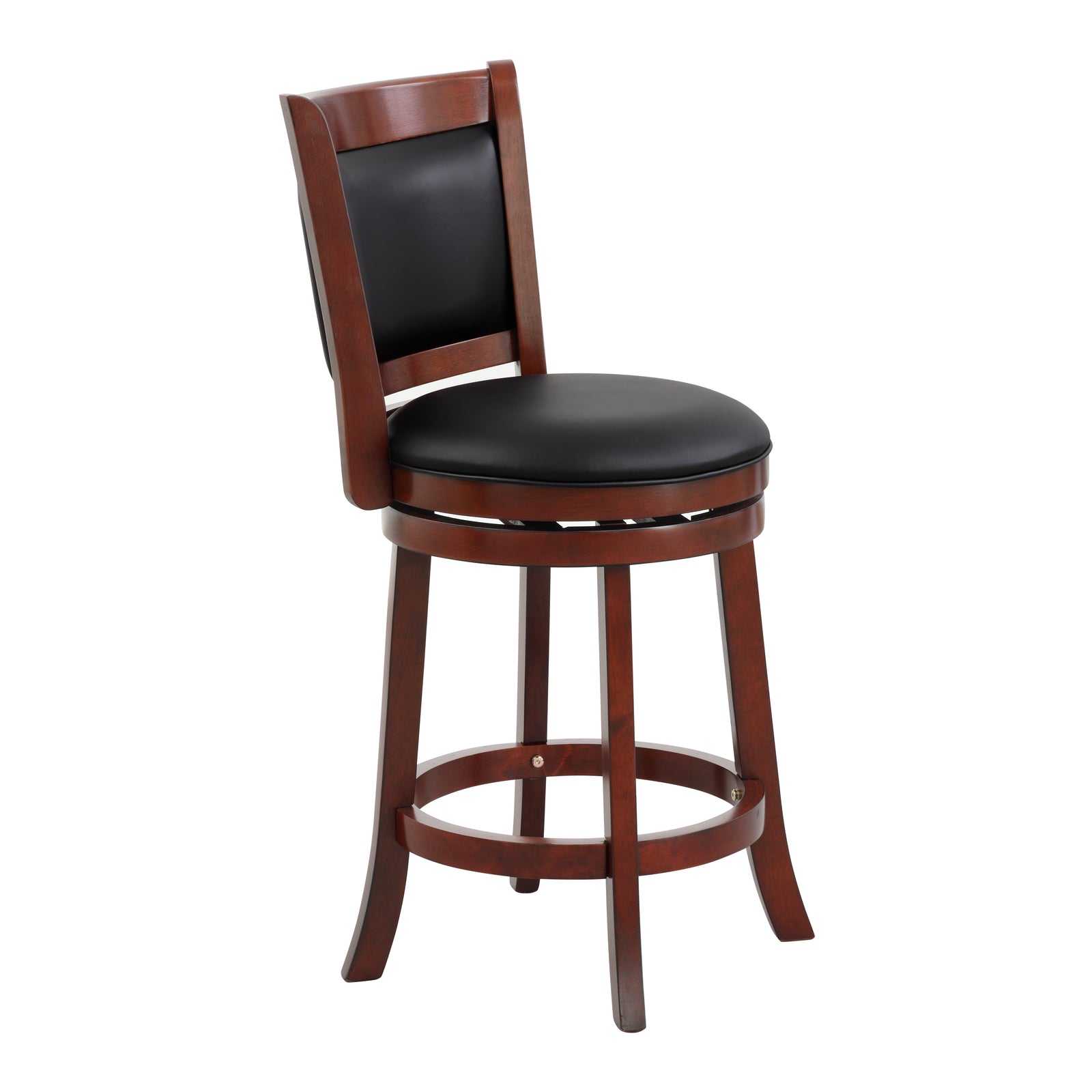 Aris Solid Back Swivel Barstool