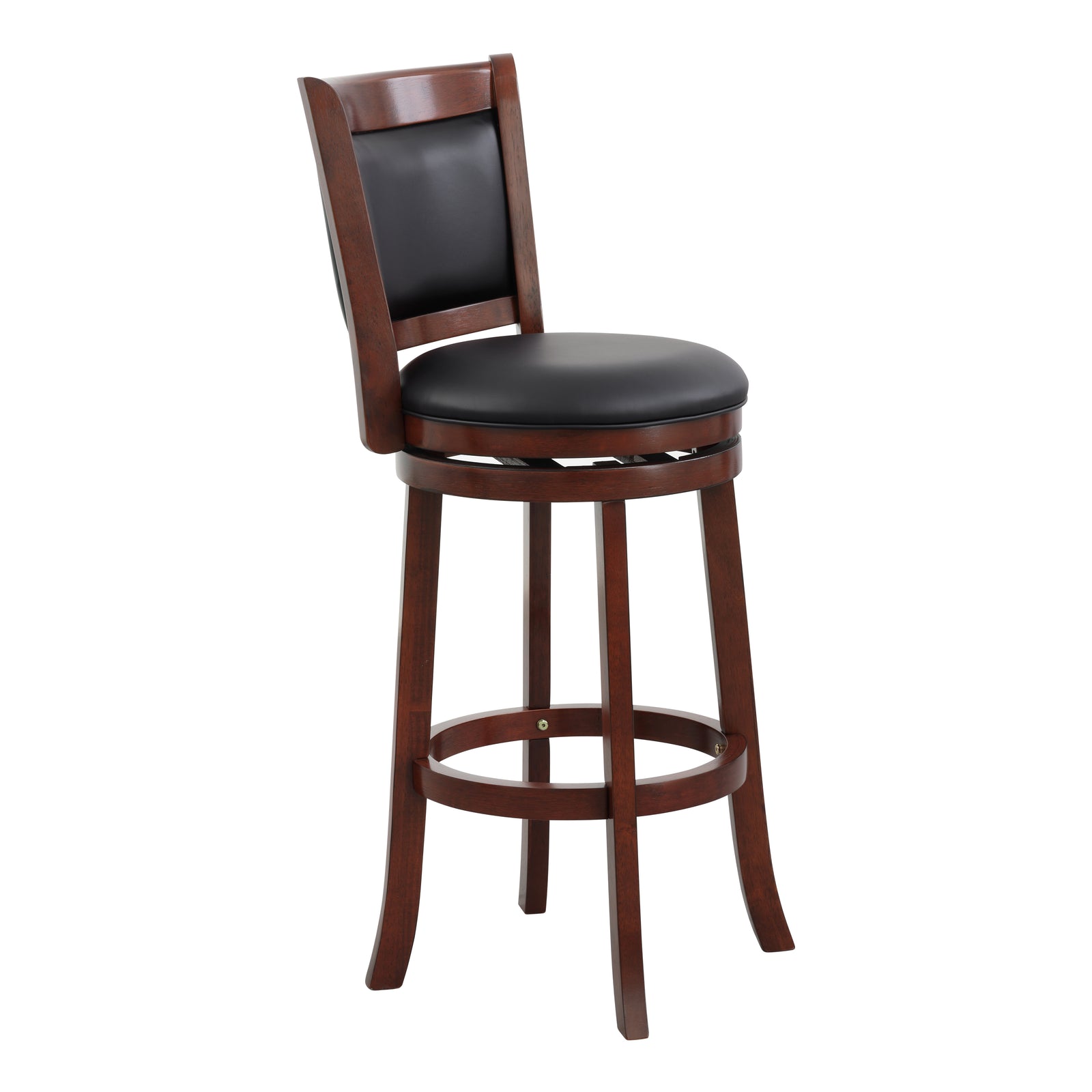 Aris Solid Back Swivel Barstool