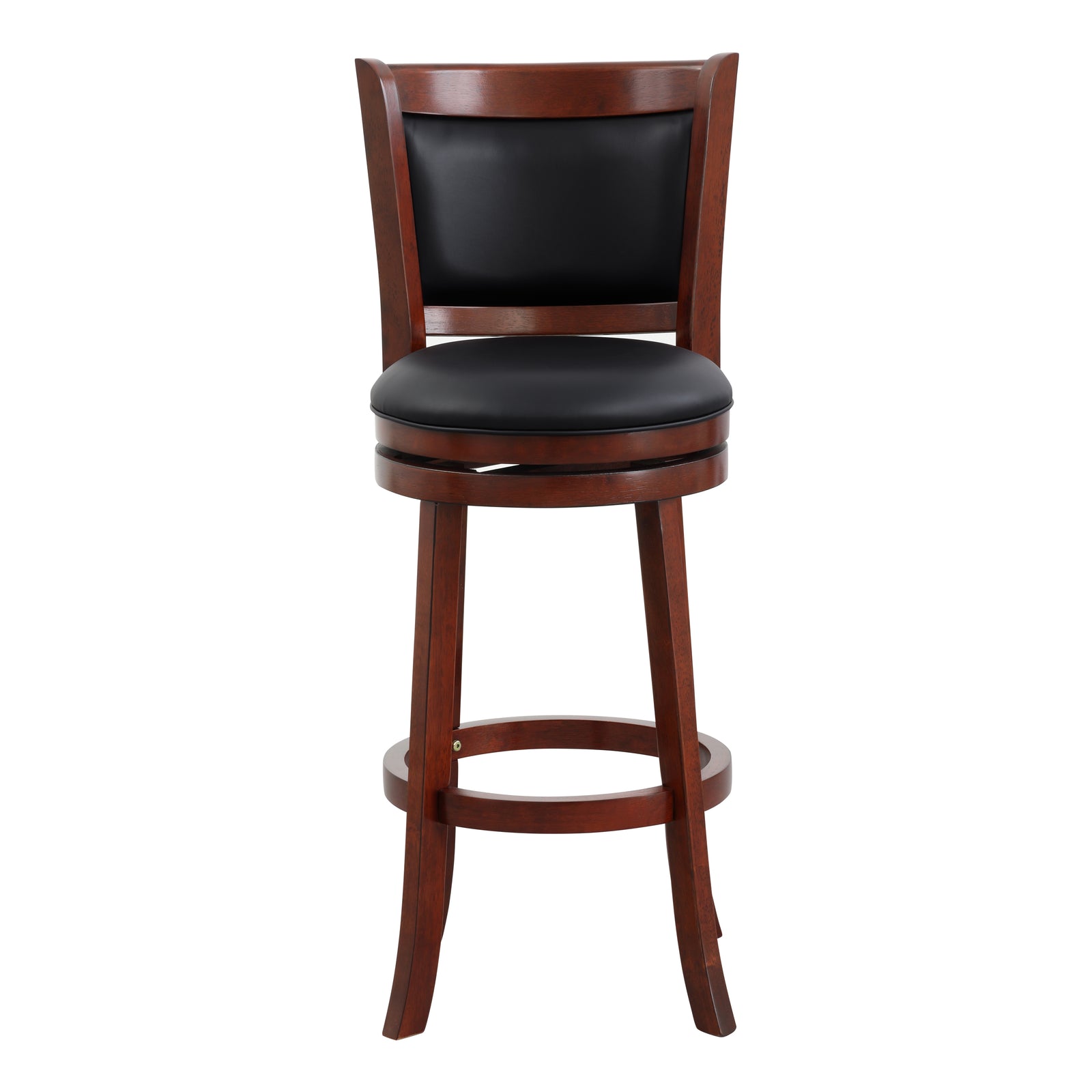 Aris Solid Back Swivel Barstool