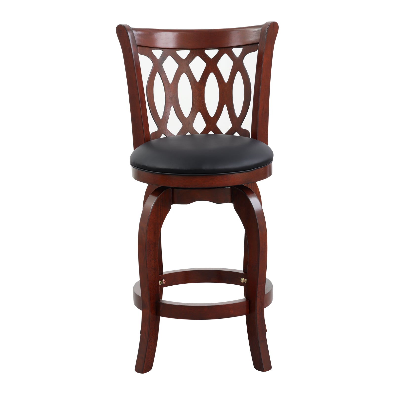 Aris Scroll Back Swivel Barstool