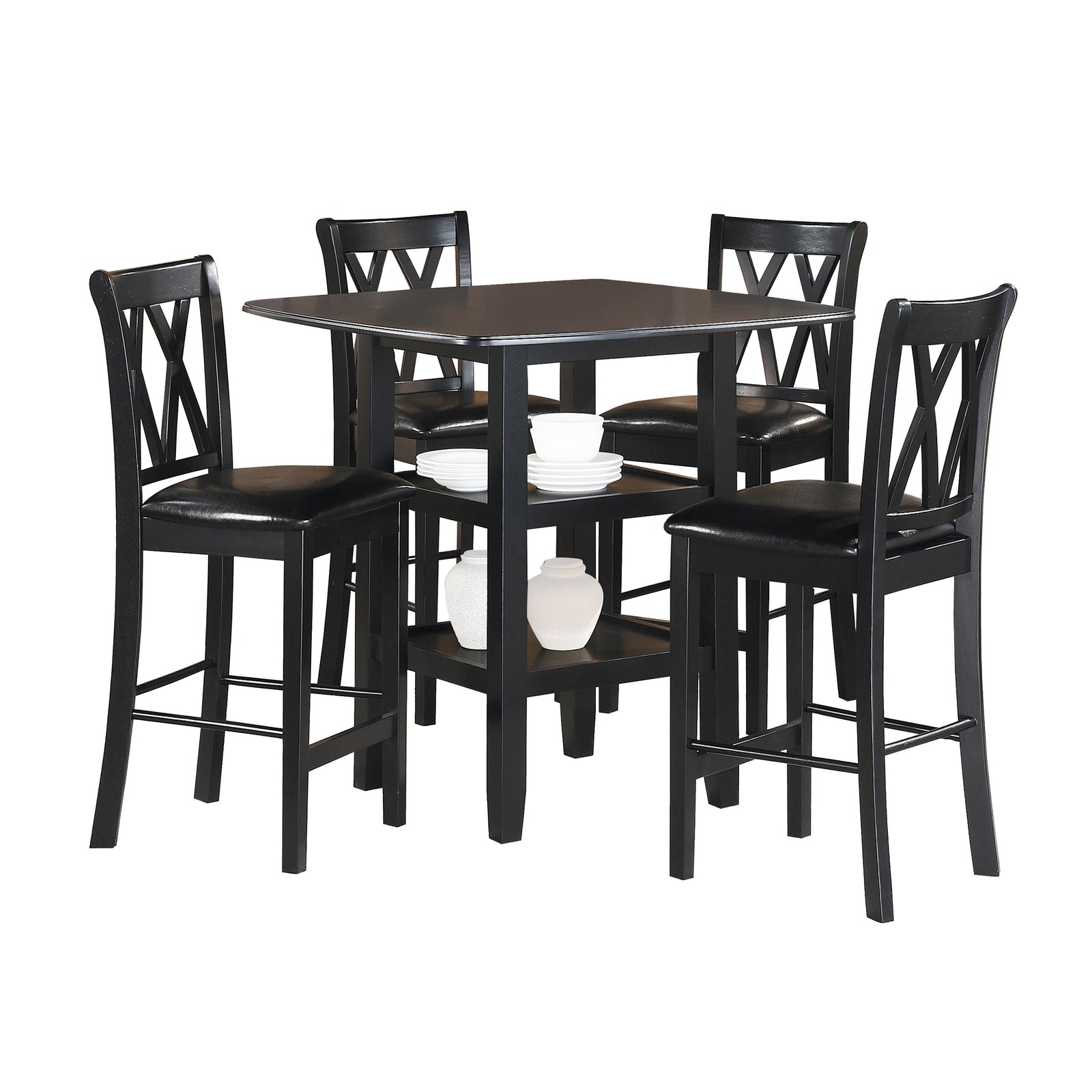 Paseo 5-Piece Counter Height Dining Set