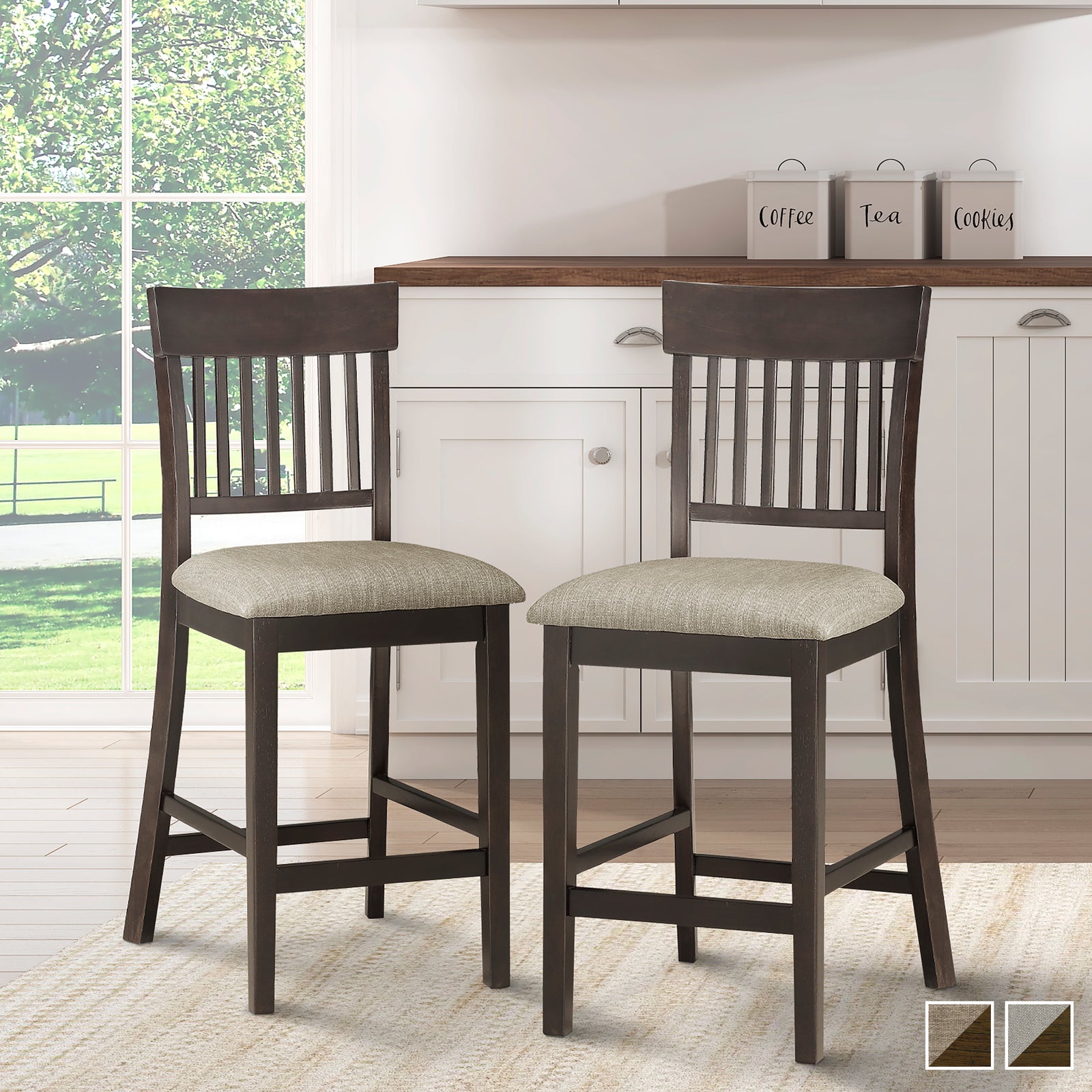 Artena Counter Height Chair (Set of 2)