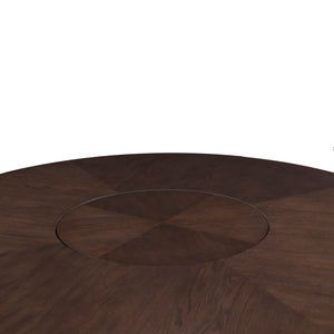 Corvallis Round Dining Table with Lazy Susan