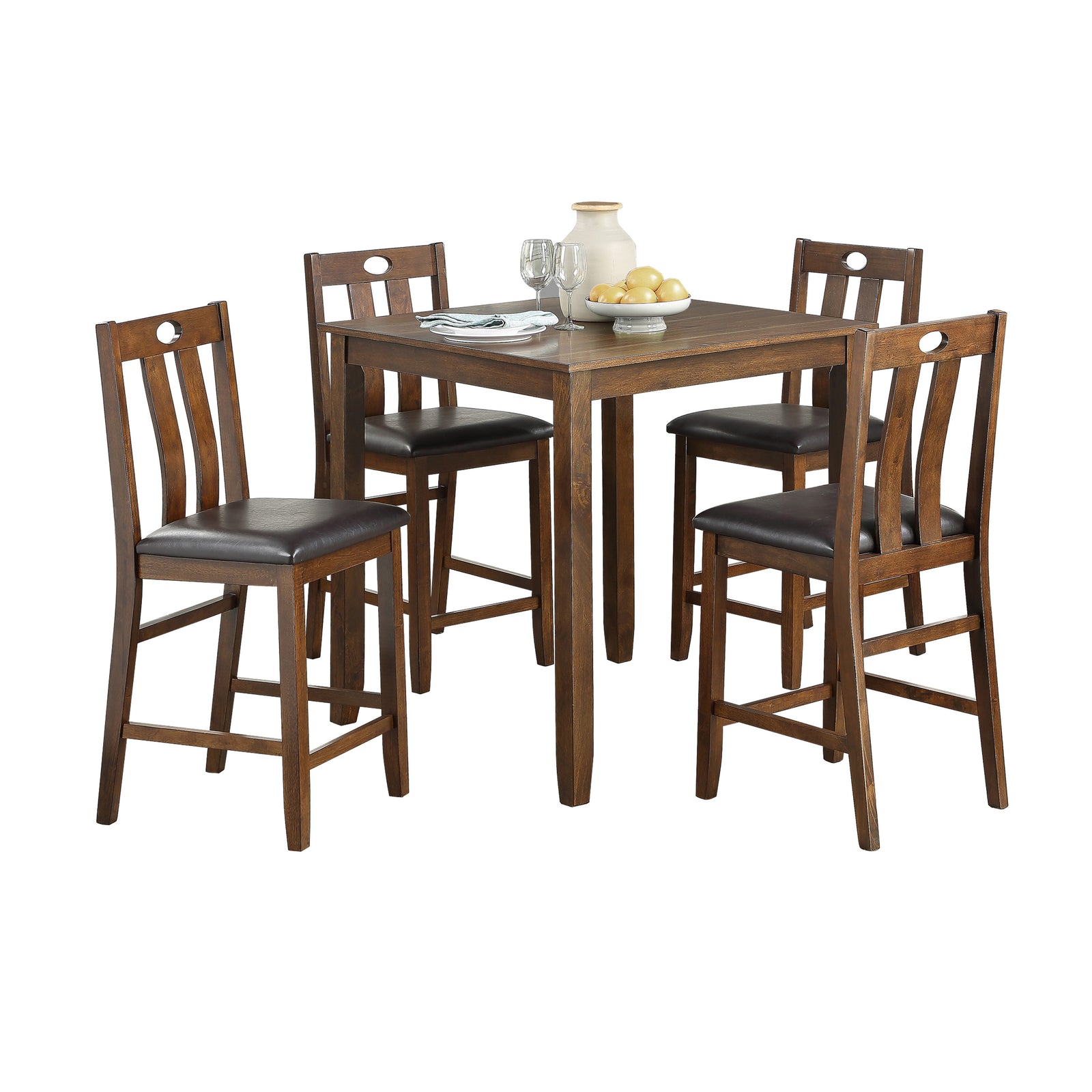 Levittown 5-Piece Counter Height Dining Set