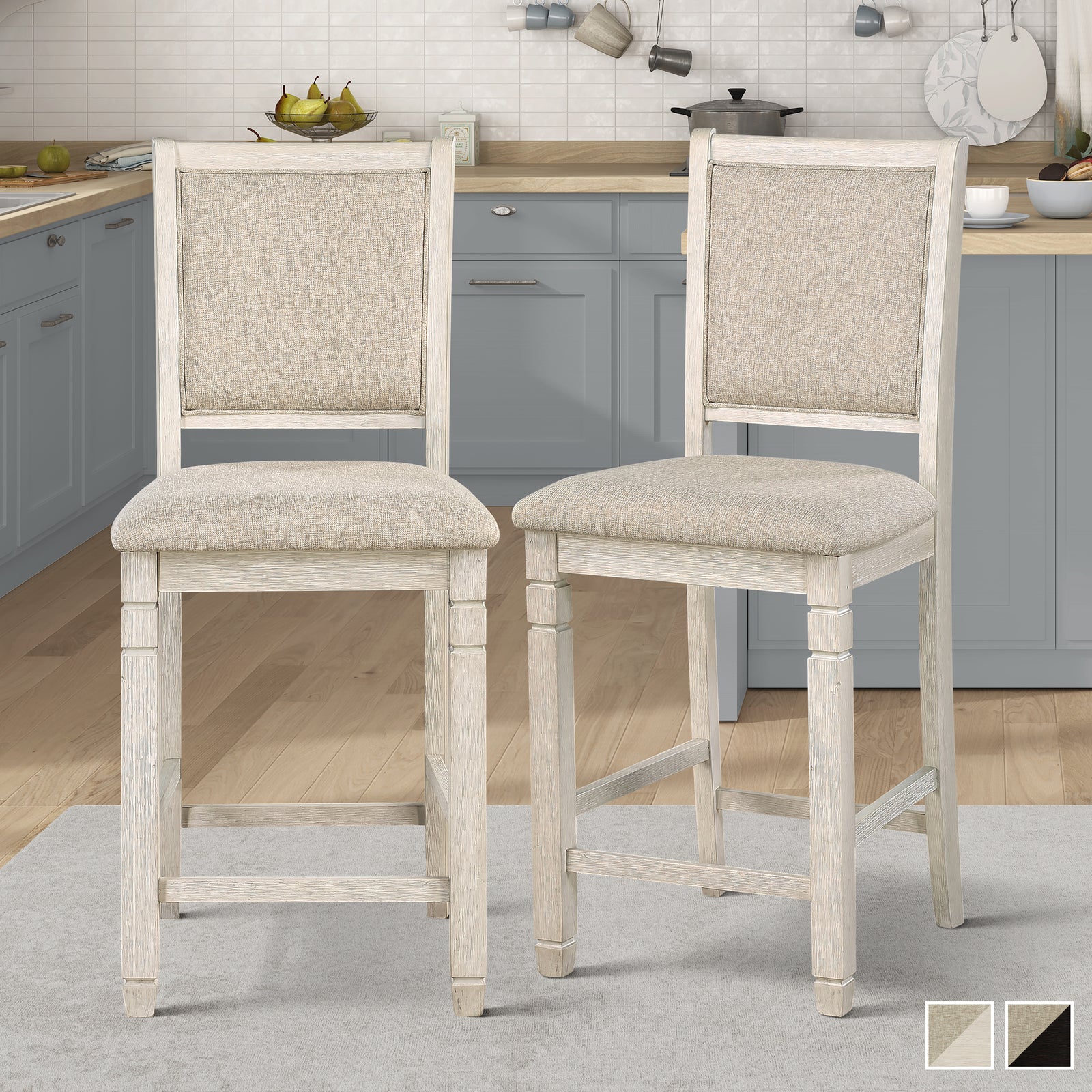 Howth Counter Height Dining Chair (Set of 2)