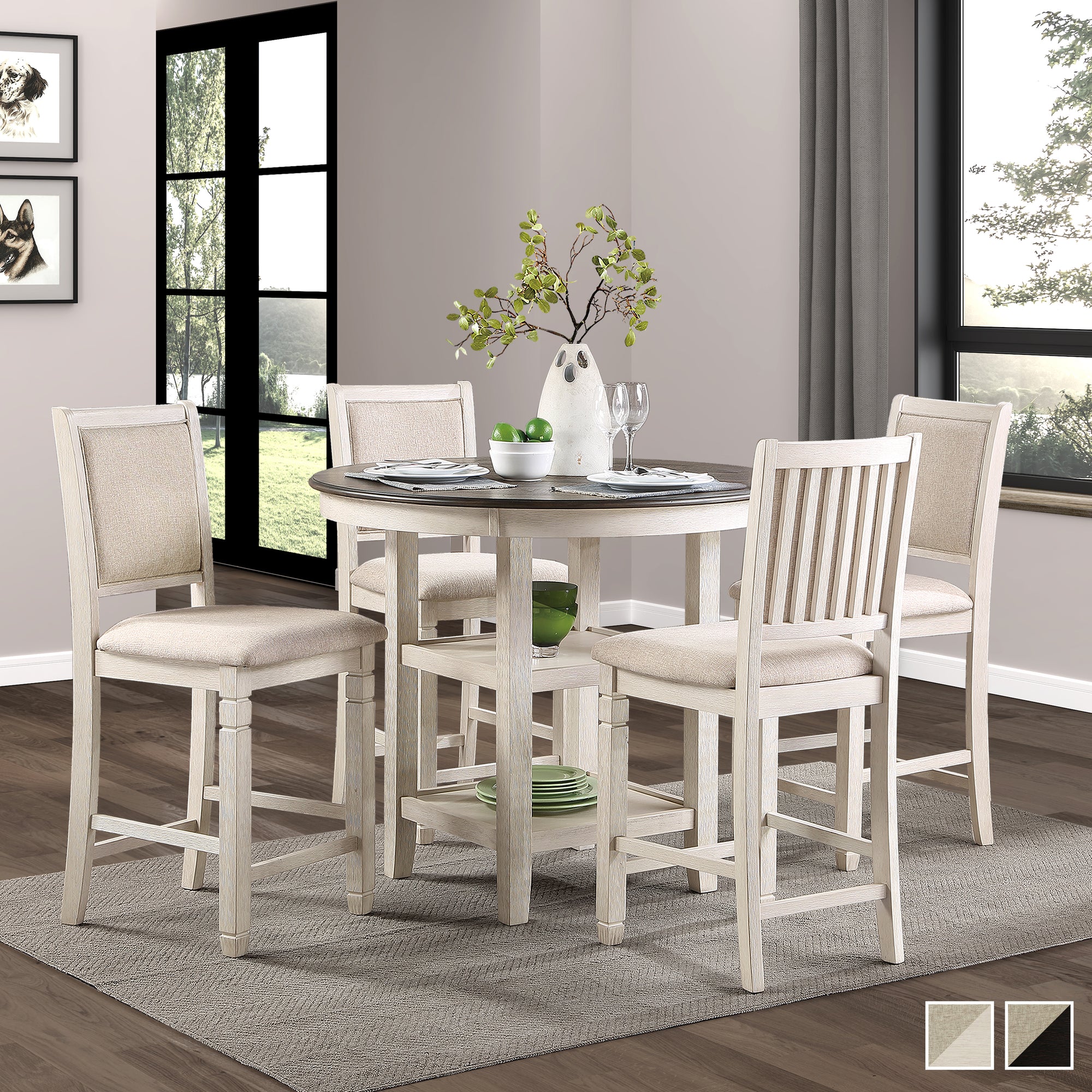 Howth 5-Piece Counter Height Dining Set