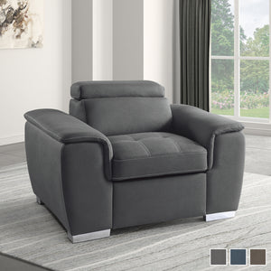 Denizen Chair with Pull-out Ottoman