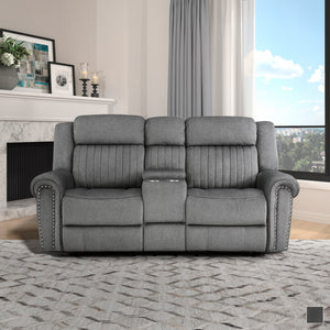 Bauta Manual Double Reclining Loveseat
