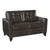 Westie 2-Piece Faux Leather Living Room Sofa Set
