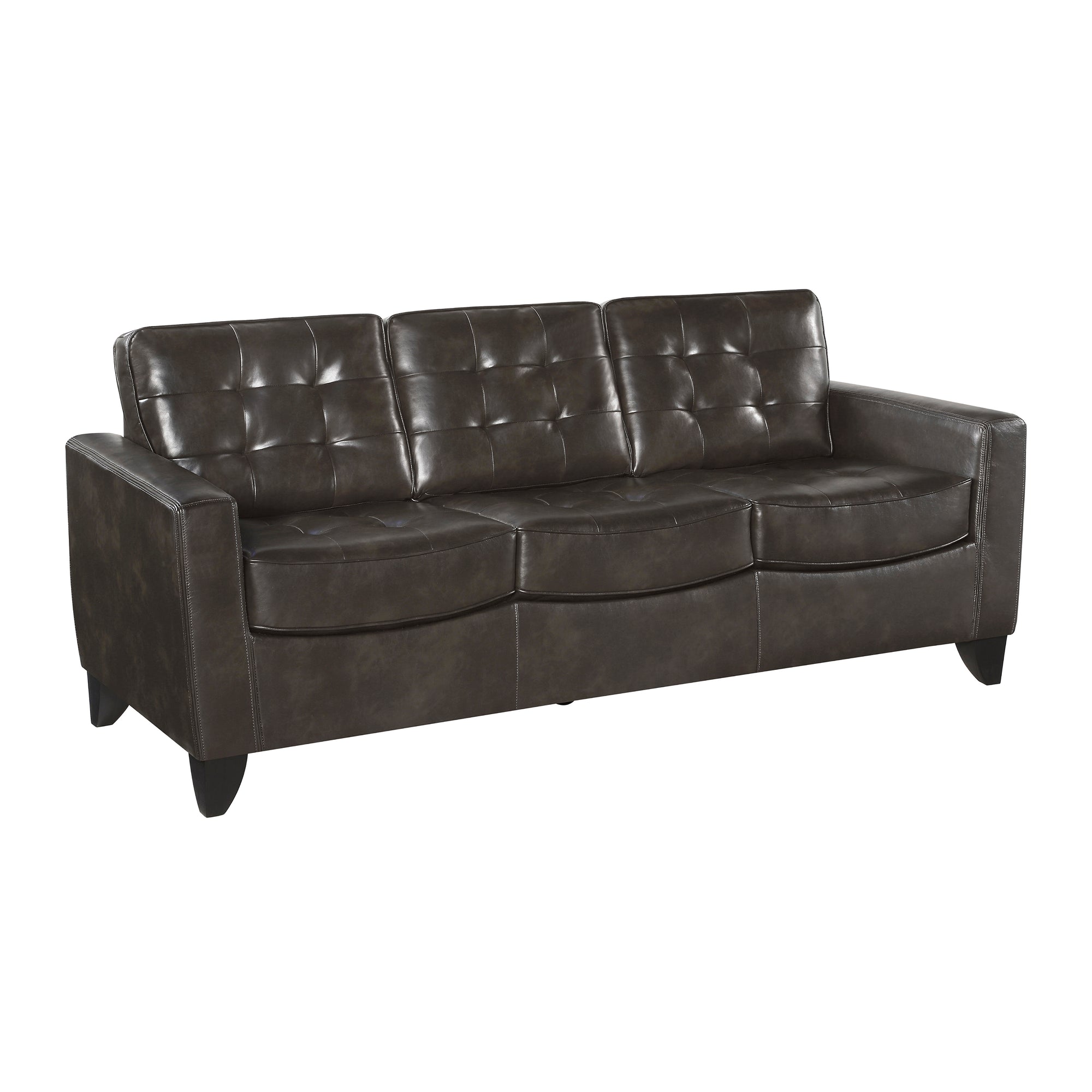 Westie Faux Leather Living Room Sofa