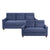 Armstrong 2-Piece Fabric Living Room Sofa Set