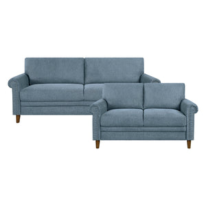 Collis 2-Piece Fabric Living Room Sofa Set