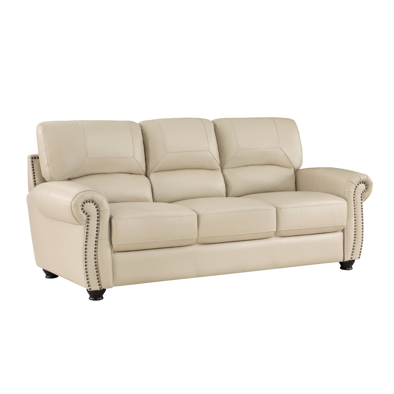 Ionia Leather Match Living Room Sofa