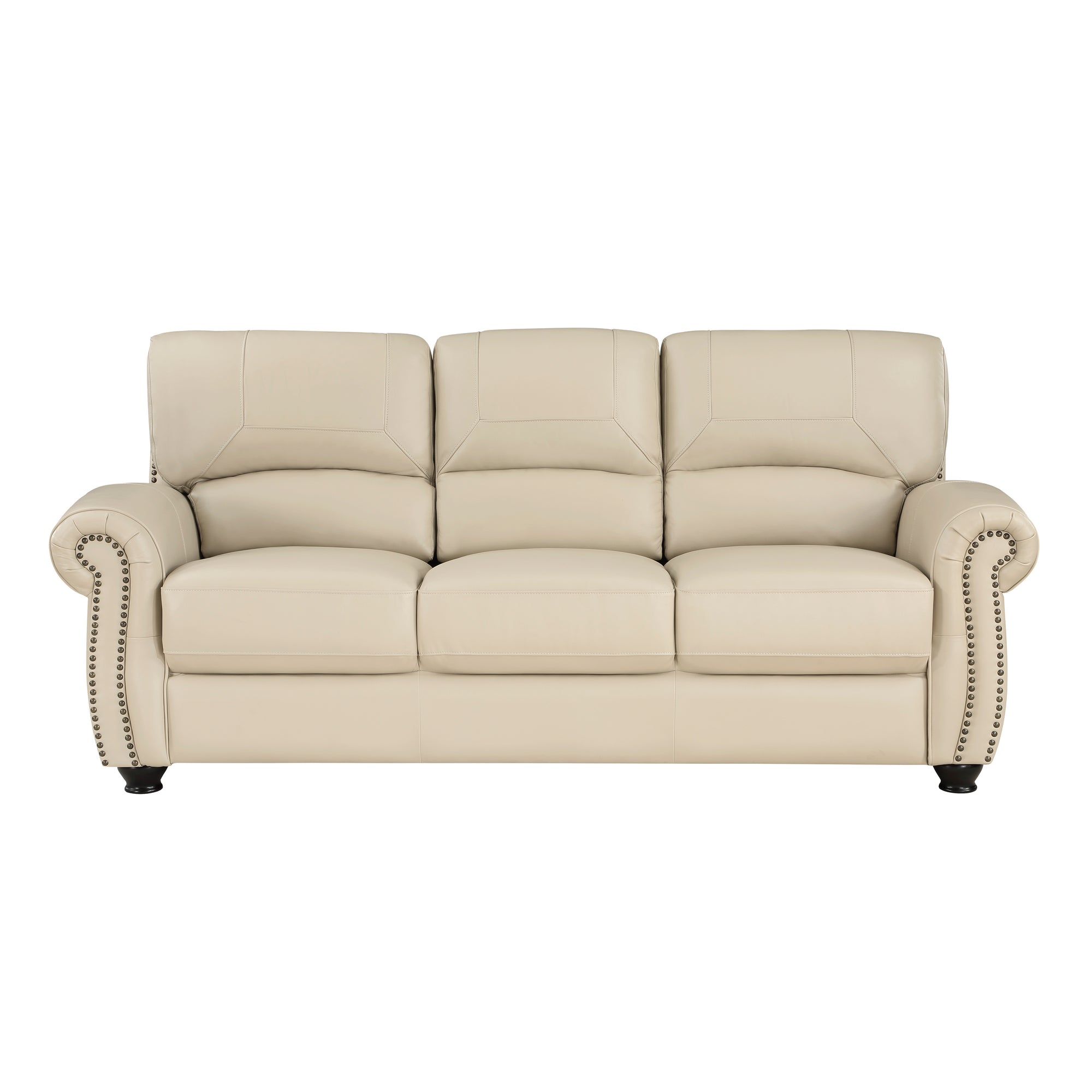 Ionia Leather Match Living Room Sofa