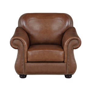 Fowler Leather Match Living Room Chair