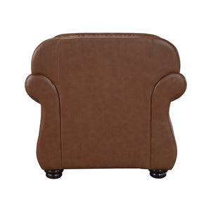 Fowler Leather Match Living Room Chair