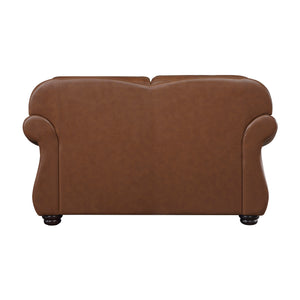 Fowler 3-Piece Leather Match Living Room Sofa Set