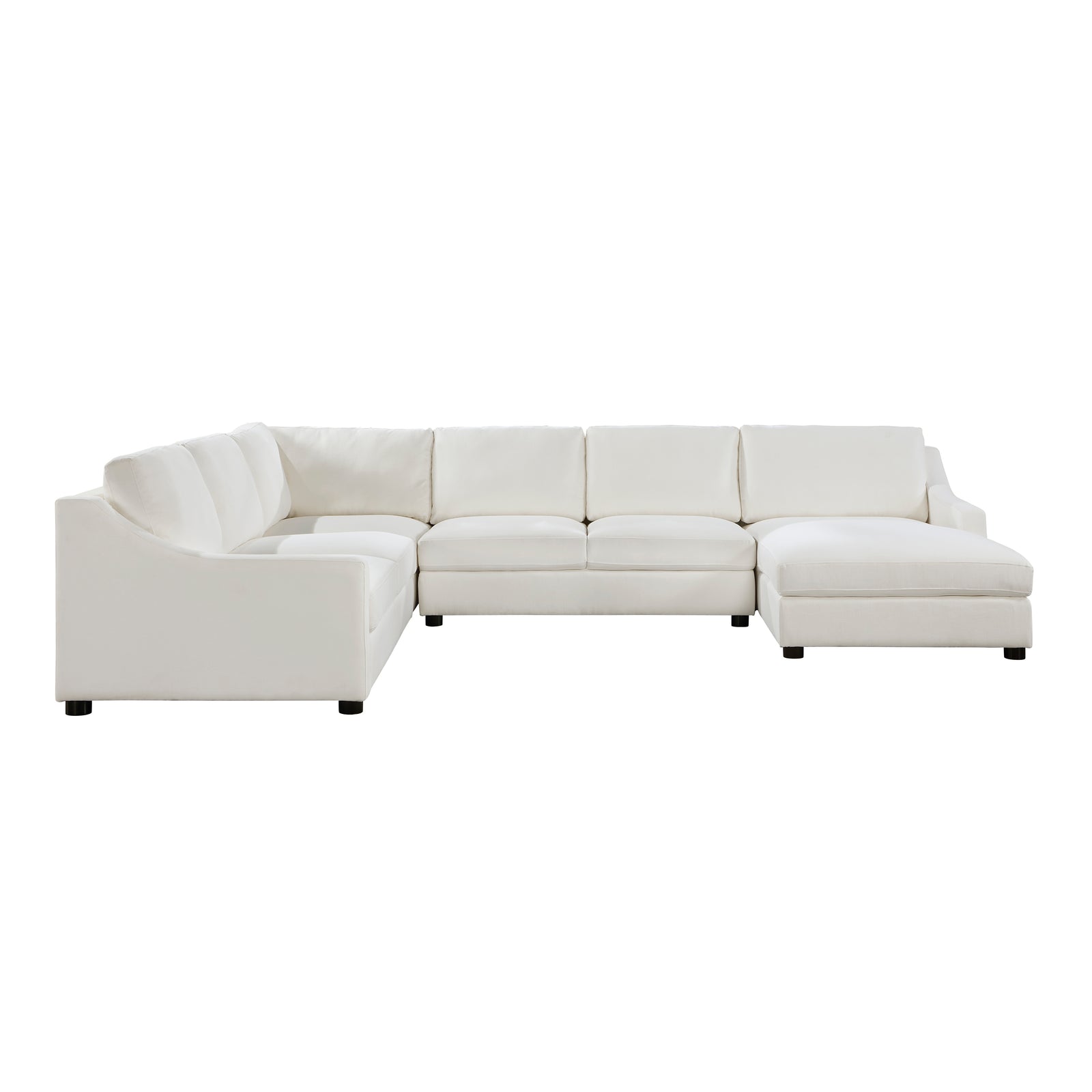 Hanna 4-Piece Sectional Sofa with Right Chaise