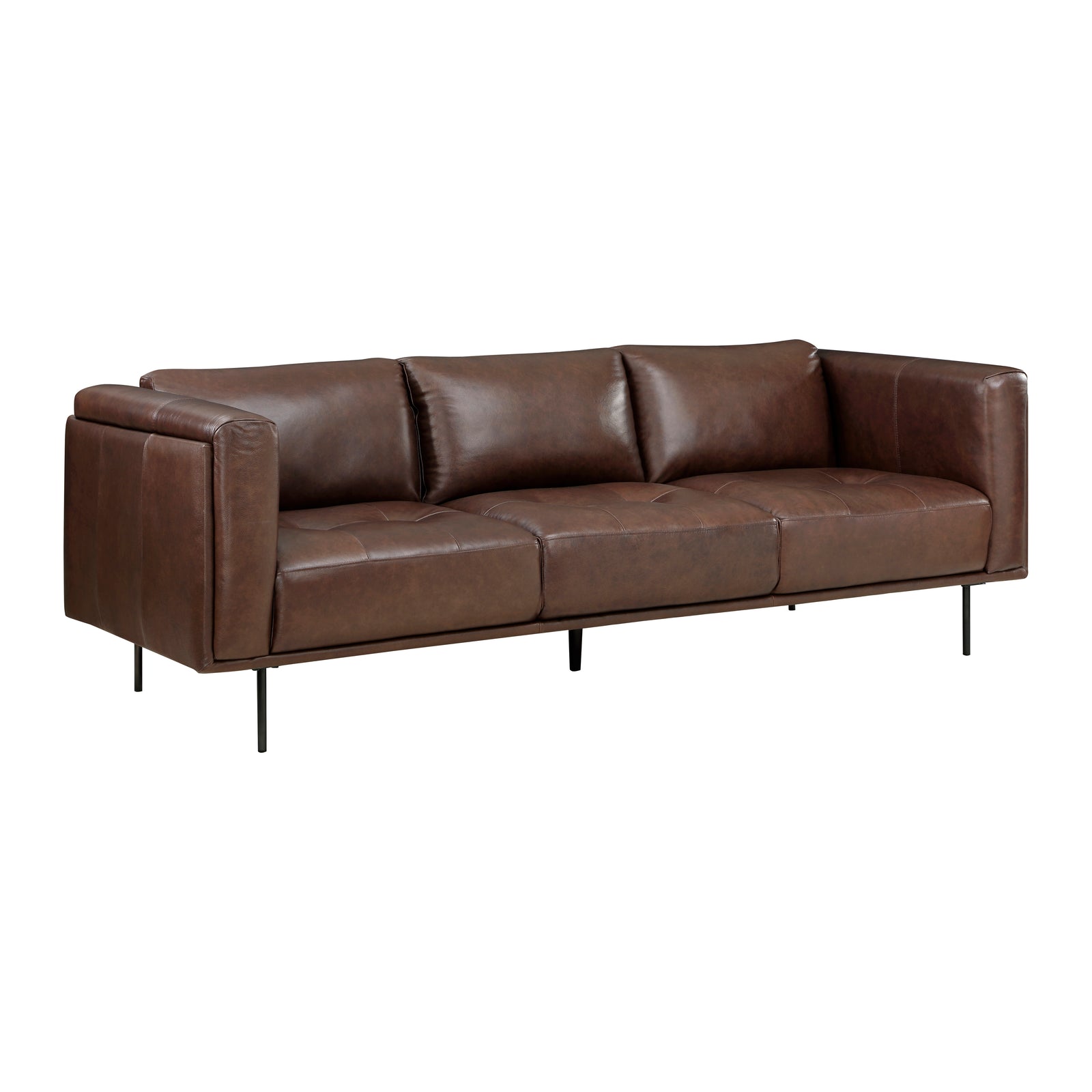 Nottawa Leather Living Room Sofa
