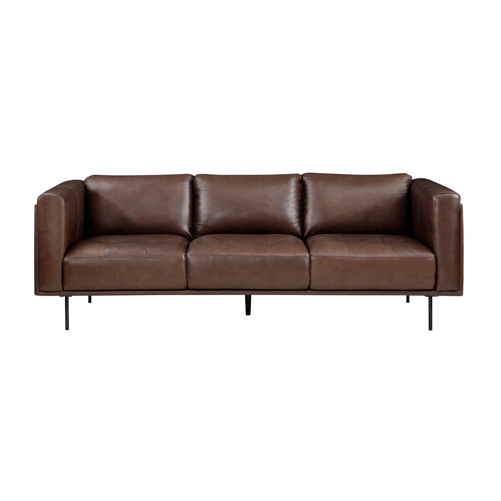 Nottawa Leather Living Room Sofa