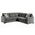 Orma 3-Piece Sectional with Pull-out Bed and Pull-out Ottoman