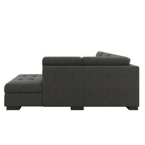 Perrot Sectional Sofa with Pull-Out Bed and Right Chaise