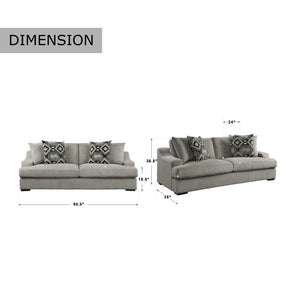 Rathdrum Sofa with 4 Pillows