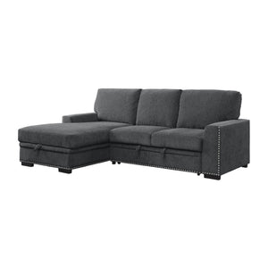 Tolani 2-Piece Sectional with Pull-out Bed and Left Chaise with Hidden Storage