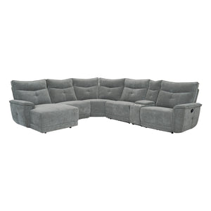 Avenue 6-Piece Modular Reclining Sectional with Left Chaise