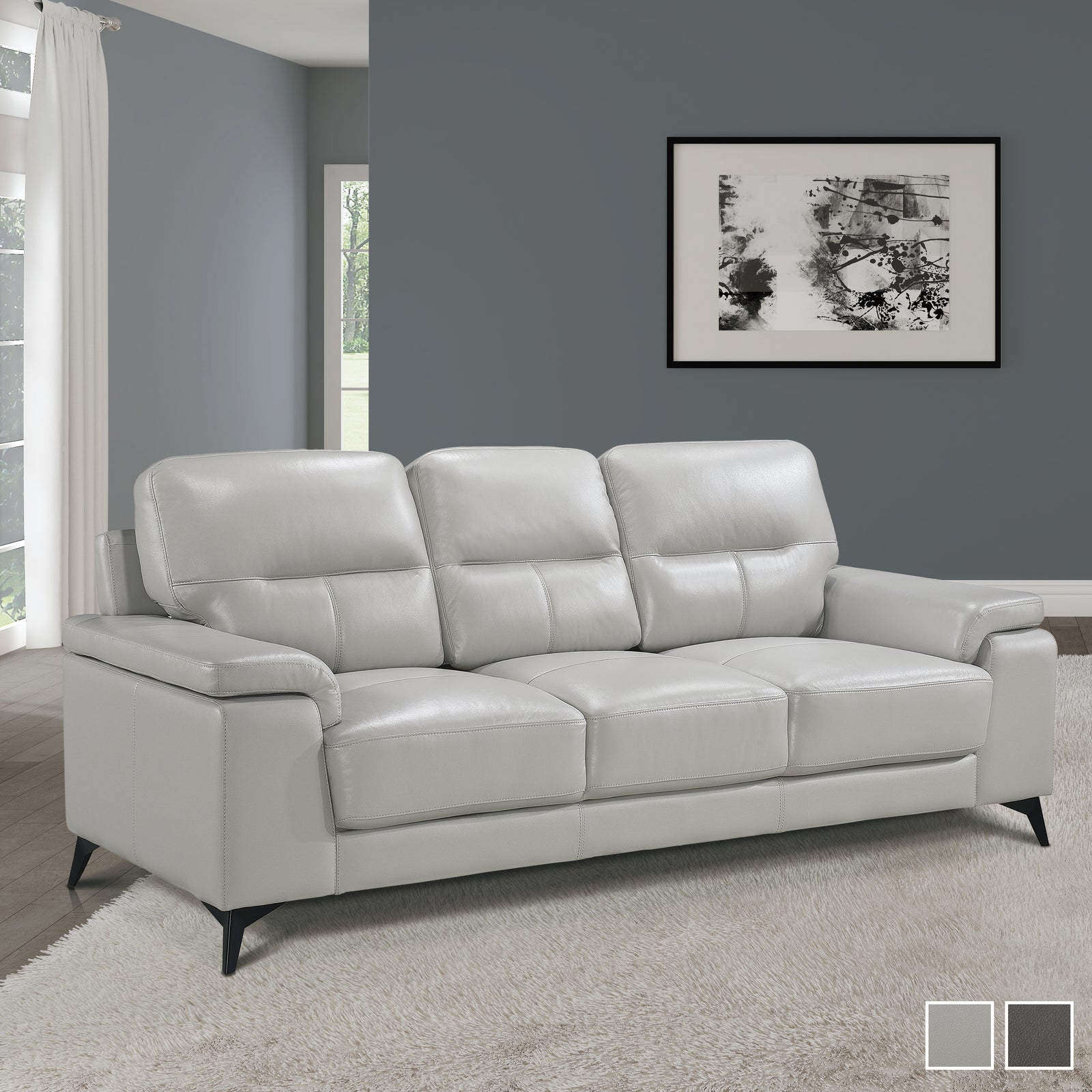 Socorro Leather Sofa