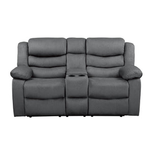 Hadden Double Reclining Love Seat with Center Console