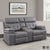 Dalal Power Double Reclining Love Seat with Center Console and Power Headrests, USB Port