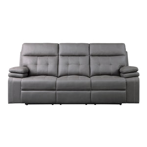 Dalal Power Double Reclining Sofa with Power Headrests and USB Port