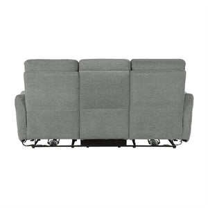 Rowe Power Double Lay Flat Reclining Sofa with Power Headrests and USB Ports