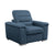 Noyer Chair with Pull-out Ottoman