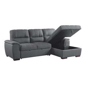 Gilberts Sectional with Pull-out Bed and Hidden Storage