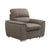 Gilberts Chair with Pull-out Ottoman - Taupe Brown