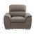 Gilberts Chair with Pull-out Ottoman - Taupe Brown