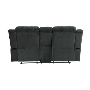 Neleh Double Reclining Love Seat with Center Console