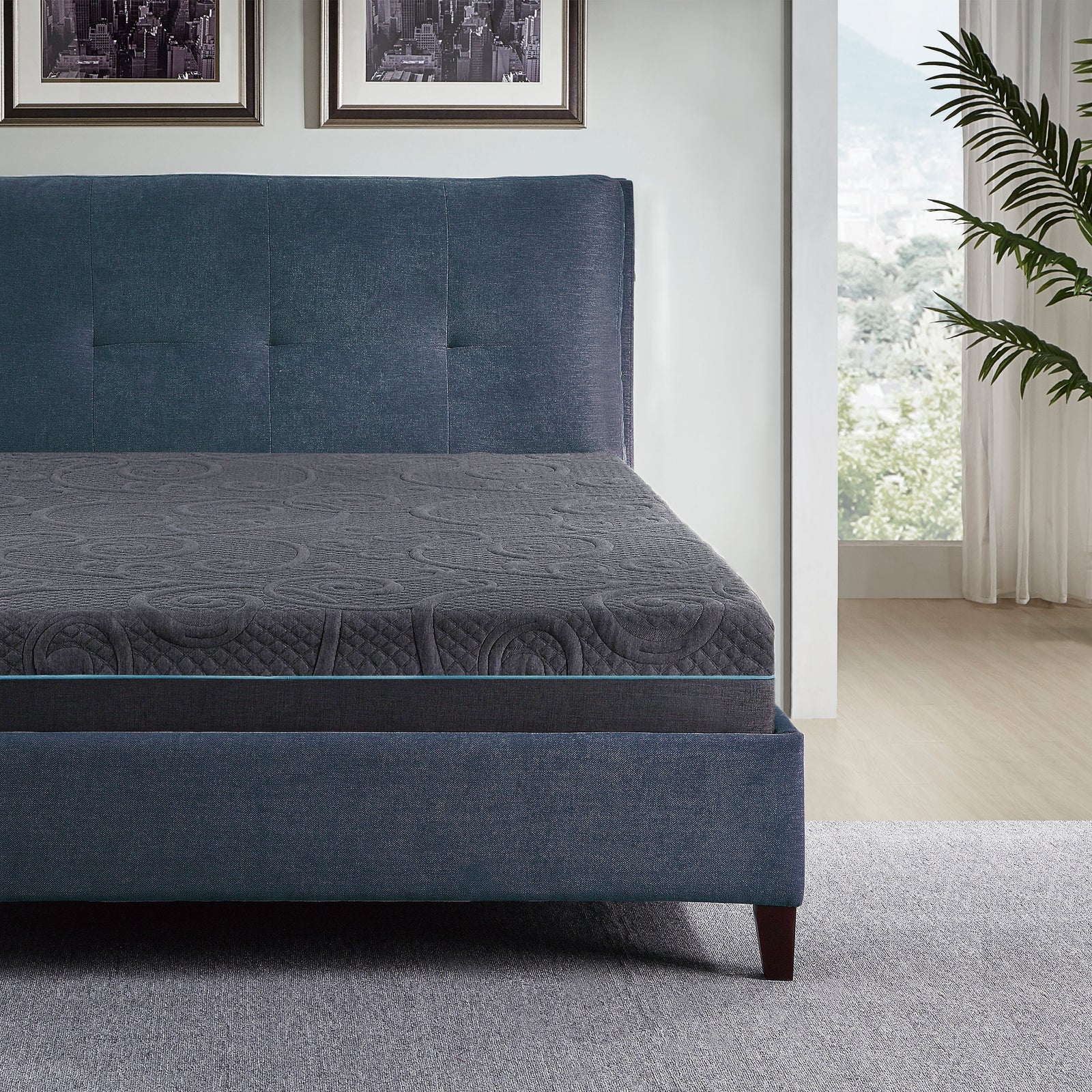 Chanson 8-Inch Gel-Infused Memory Foam Hybrid Mattress