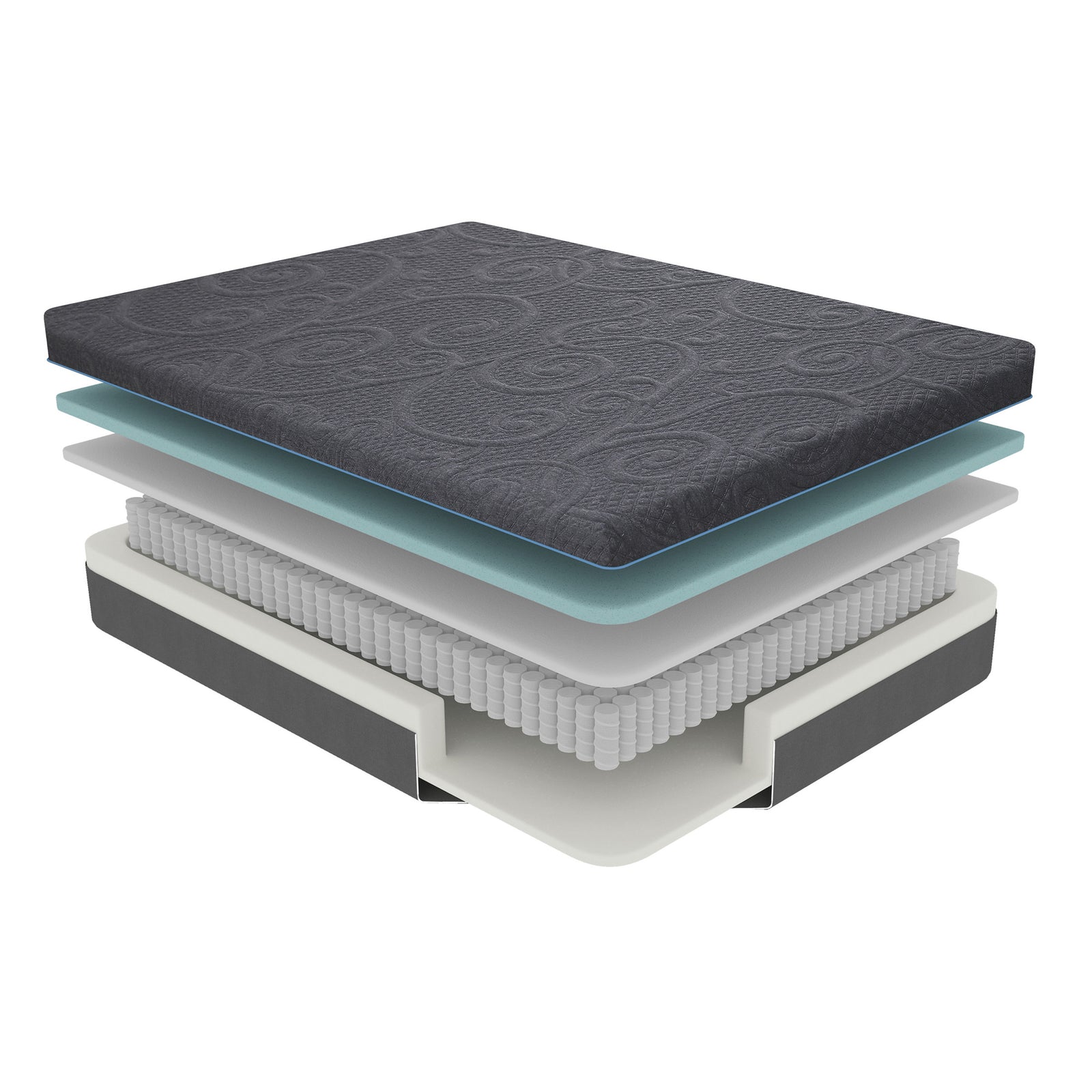 Chanson 8-Inch Gel-Infused Memory Foam Hybrid Mattress