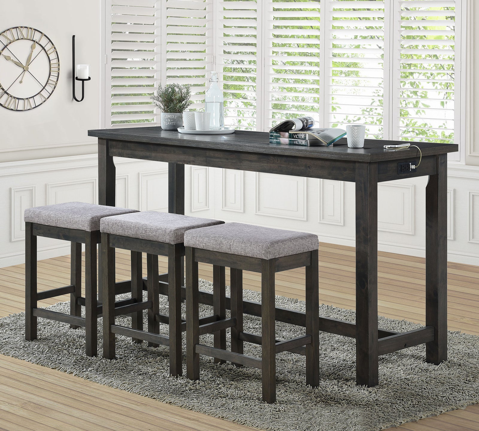 Tripp 4-Piece Counter Height Dining Set