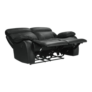 Stratus Leather Double Reclining Loveseat